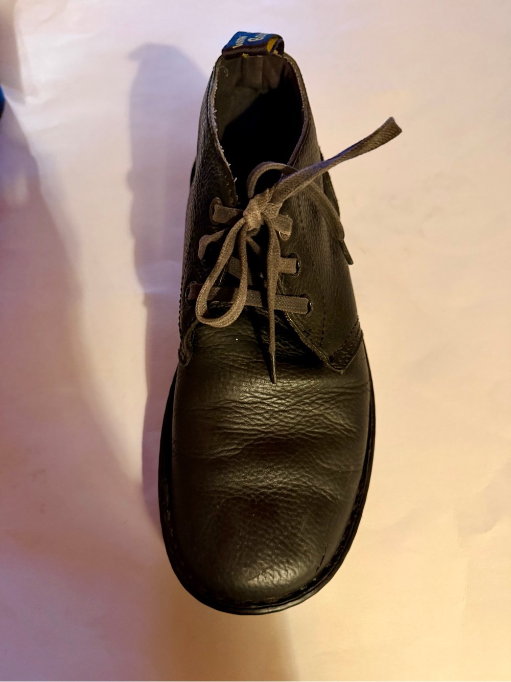 Dr. Martens Men's Black Leather Lace-Up Chukka Boots, Size 9 - Picture 11 of 16